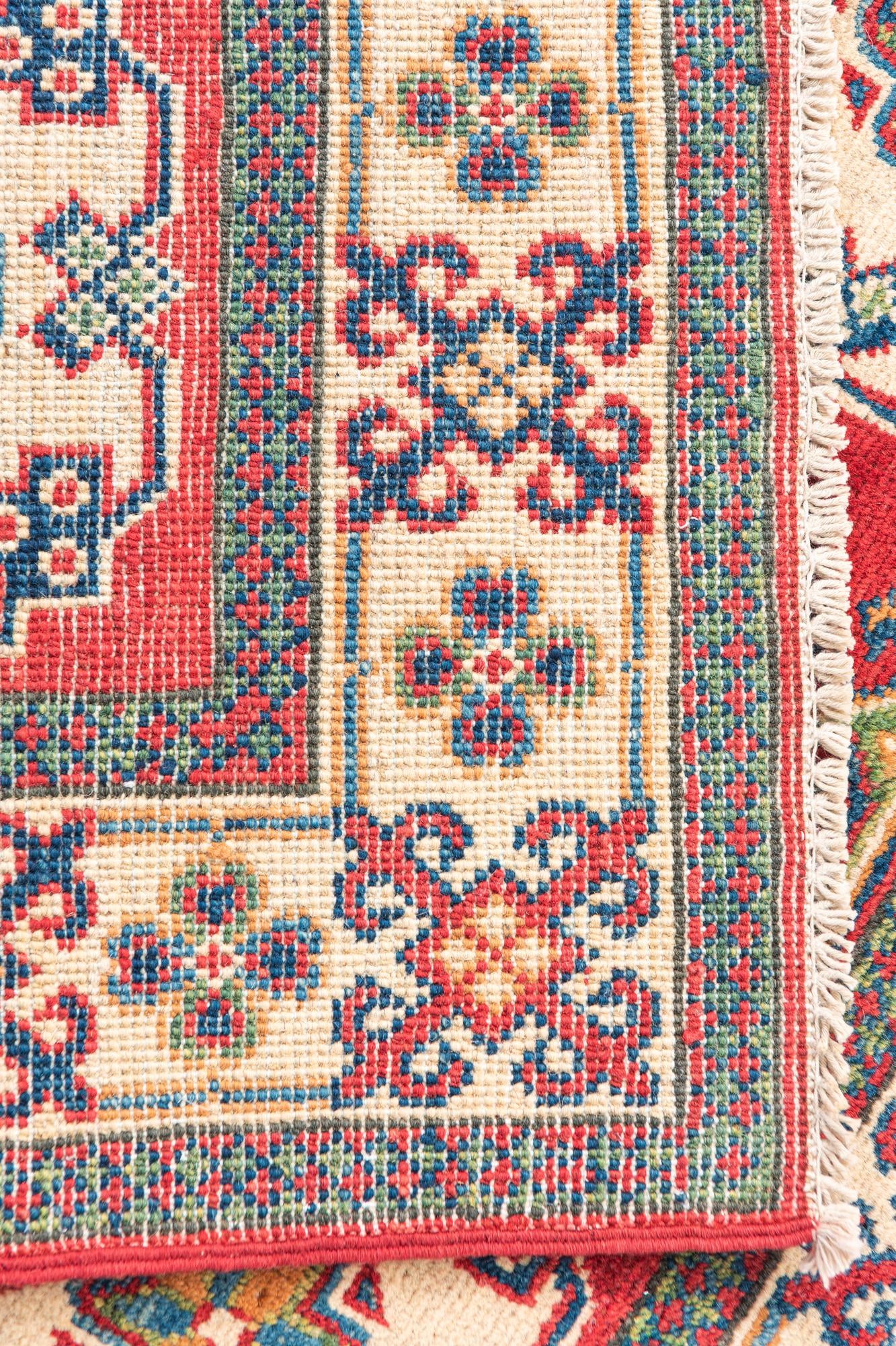 3' 6 x 5' Hand Knotted Kazak Rug