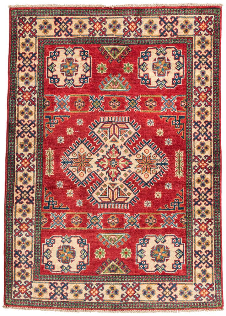 3' 6 x 5' Hand Knotted Kazak Rug