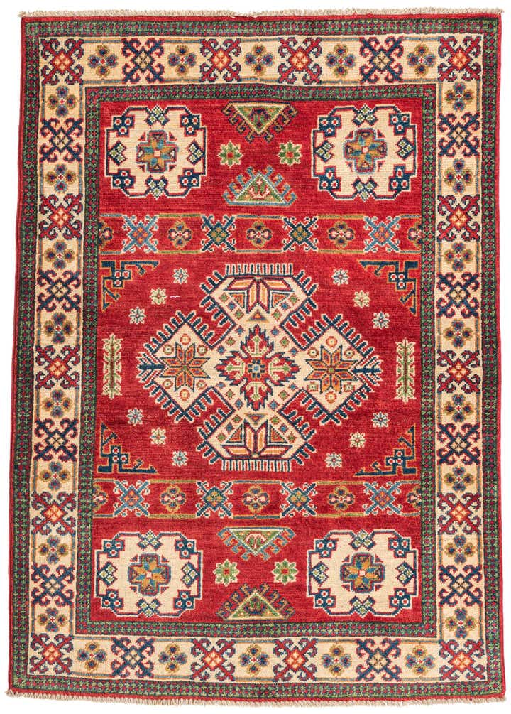 3' 6 x 5' Hand Knotted Kazak Rug