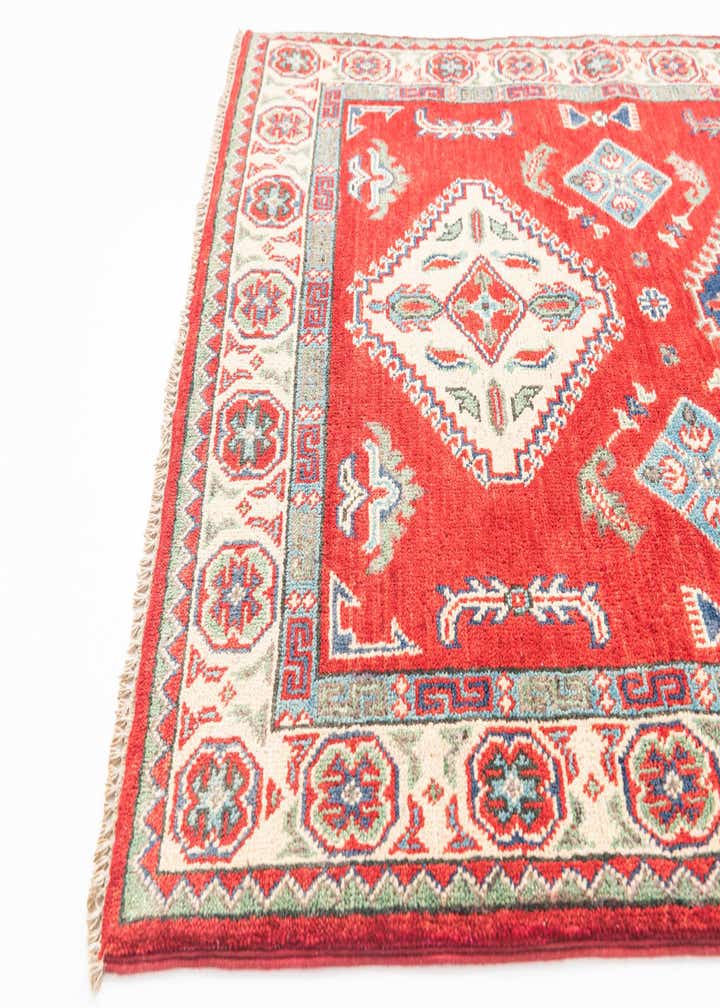 3' 3 x 5' Hand Knotted Kazak Rug