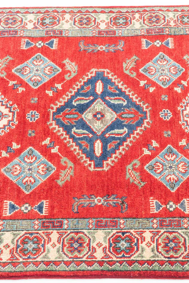 Detail image of 3' 3 x 5' Hand Knotted Kazak Rug