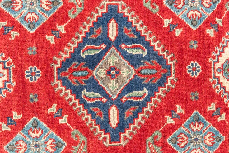 Detail image of 3' 3 x 5' Hand Knotted Kazak Rug