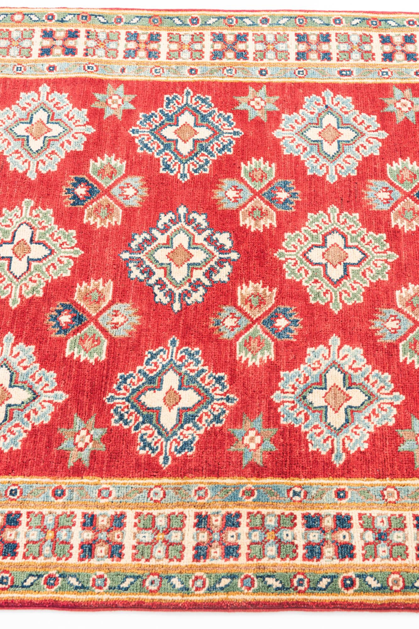 3' 3 x 4' 9 Hand Knotted Kazak Rug
