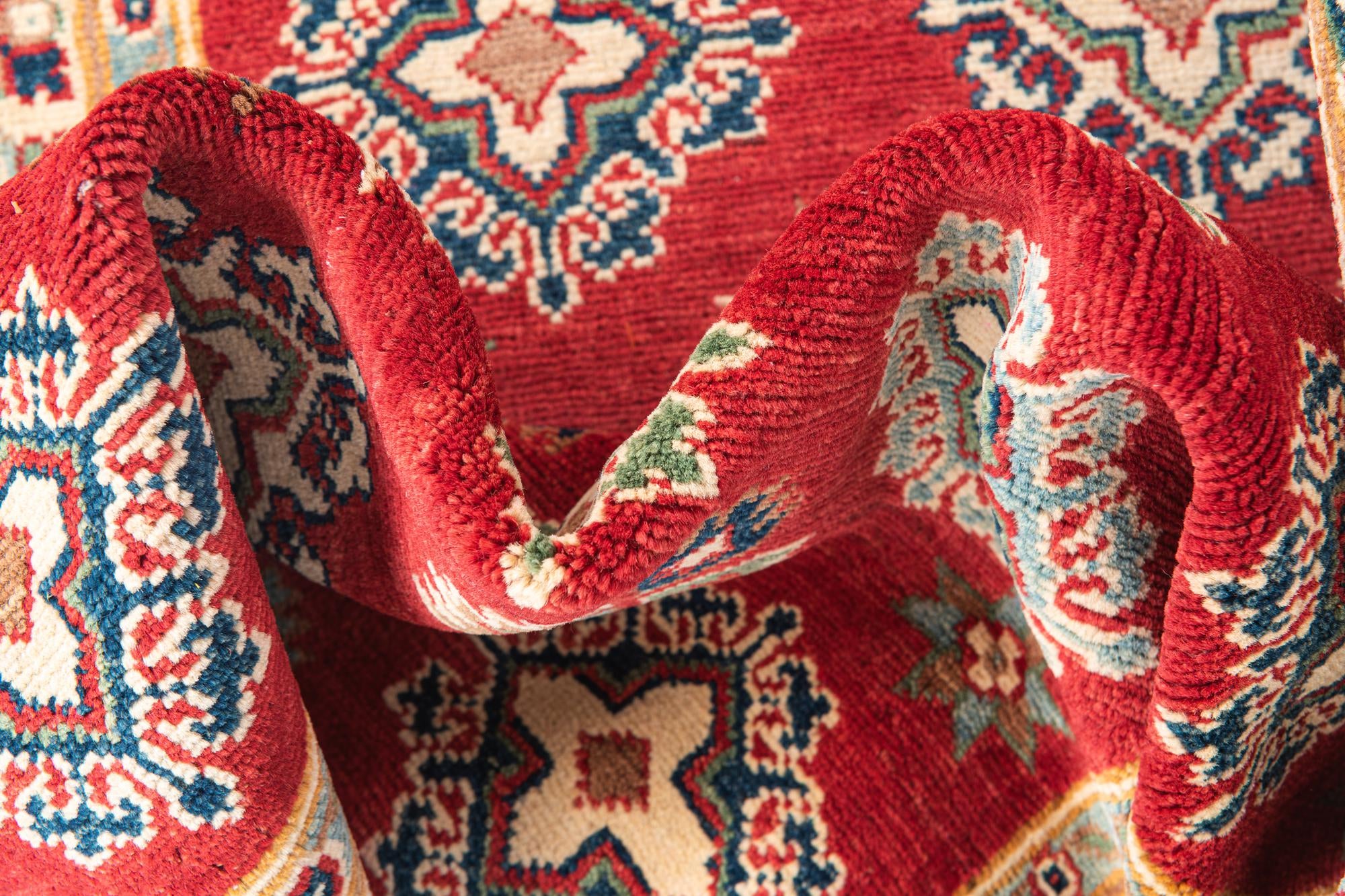 3' 3 x 4' 9 Hand Knotted Kazak Rug