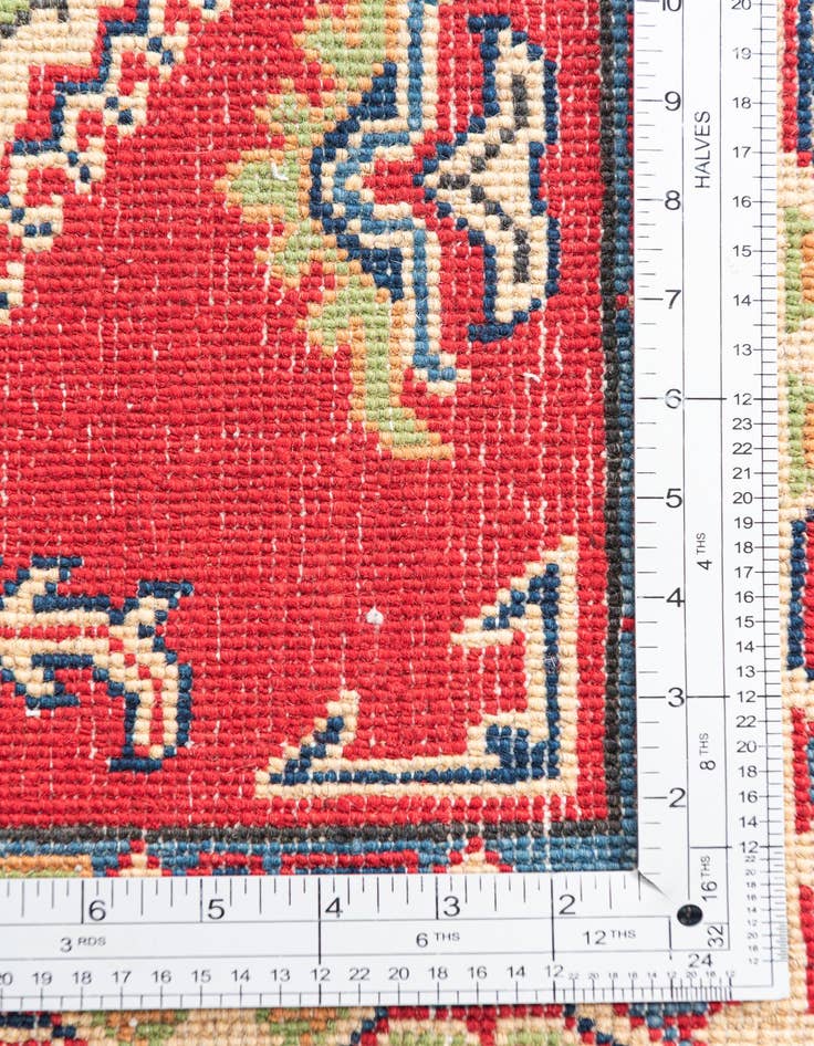 Detail image of 3' 4 x 4' 9  Hand Knotted Kazak Rug