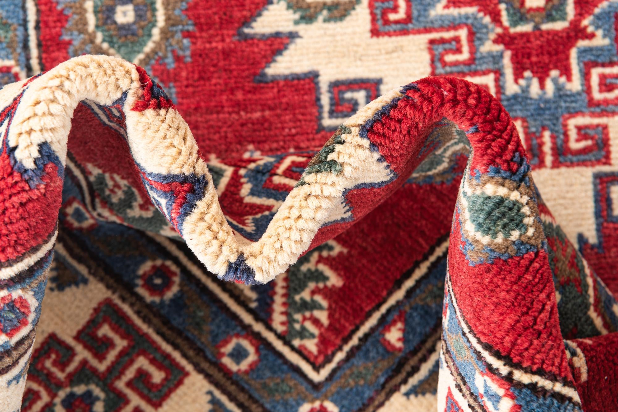 3' 2 x 5' Hand Knotted Kazak Rug