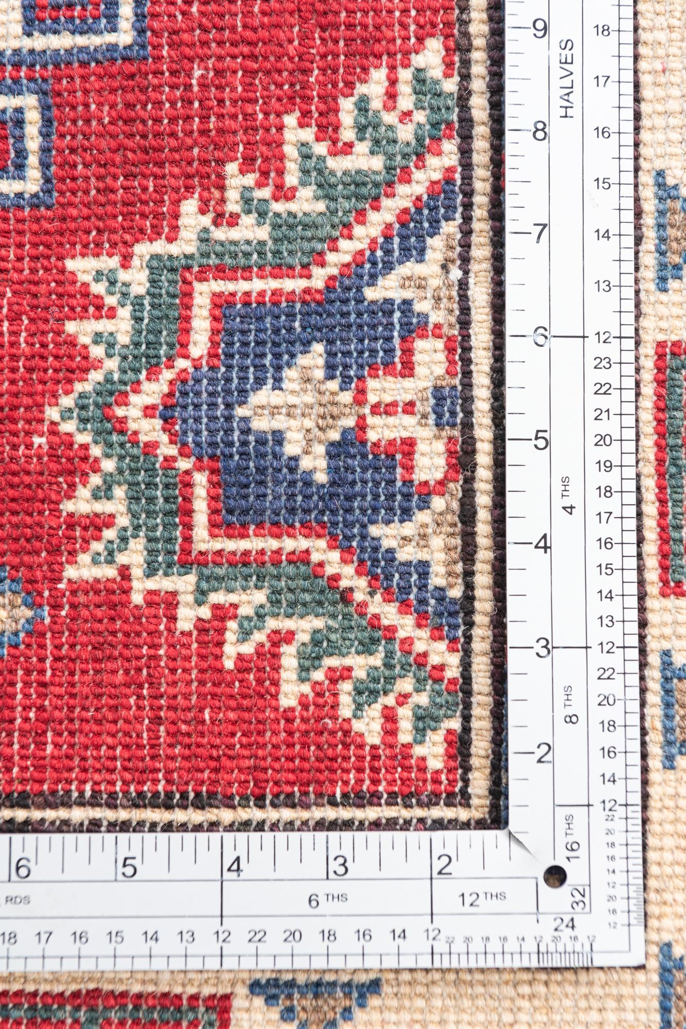 3' 2 x 5' Hand Knotted Kazak Rug