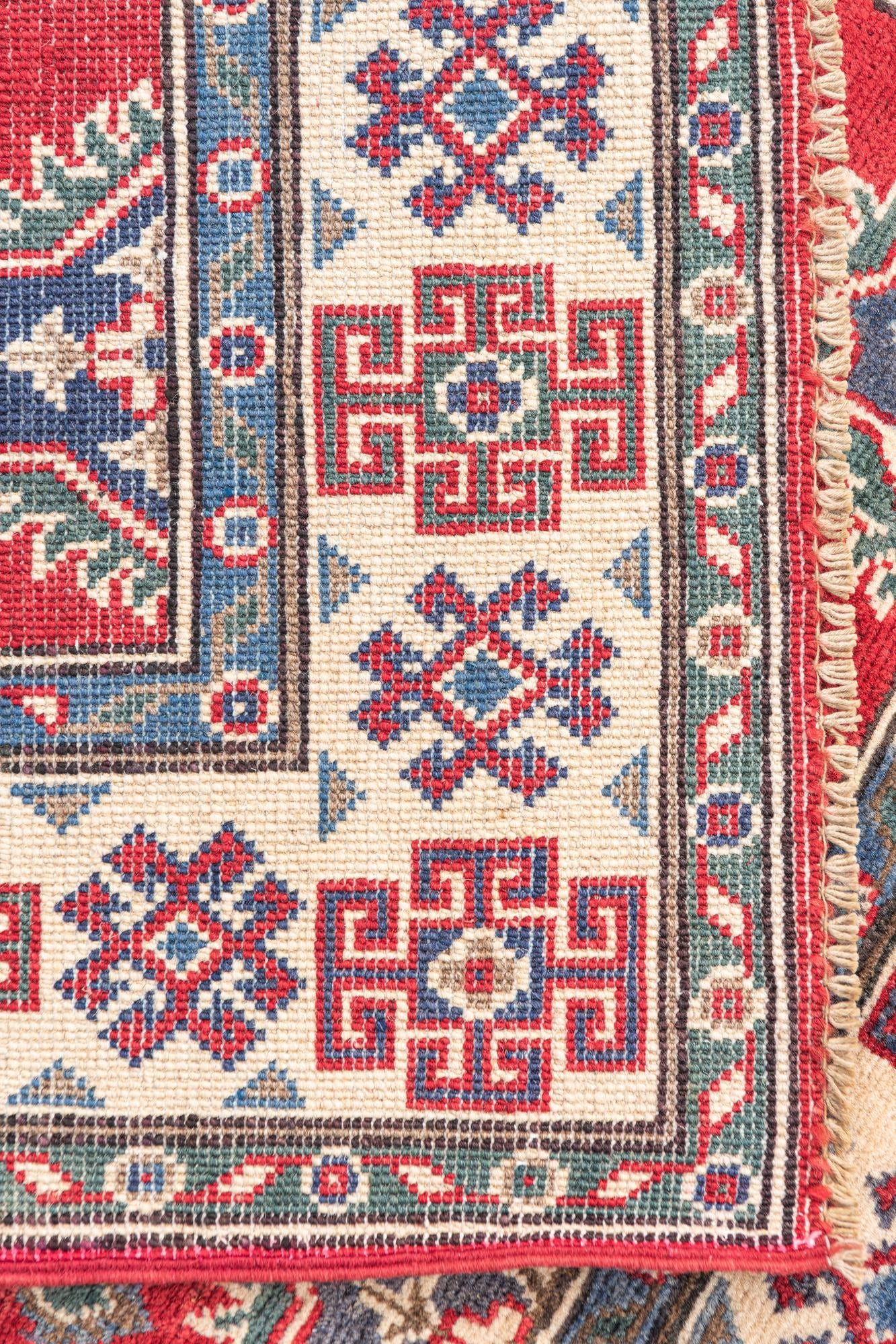 3' 2 x 5' Hand Knotted Kazak Rug