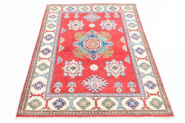 3' 4 x 5' Hand Knotted Kazak Rug