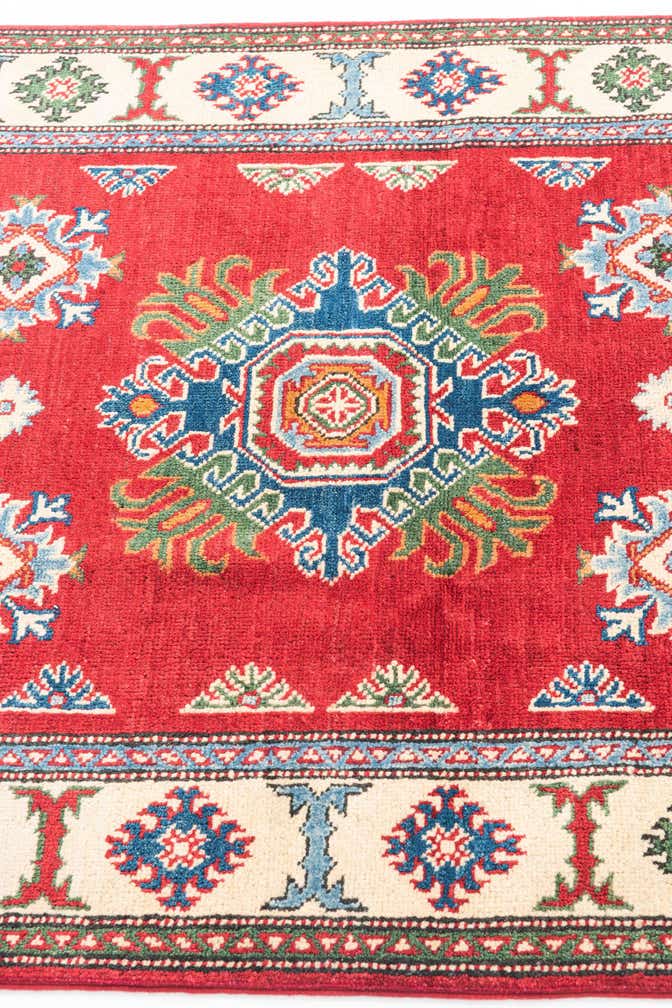 3' 4 x 5' Hand Knotted Kazak Rug