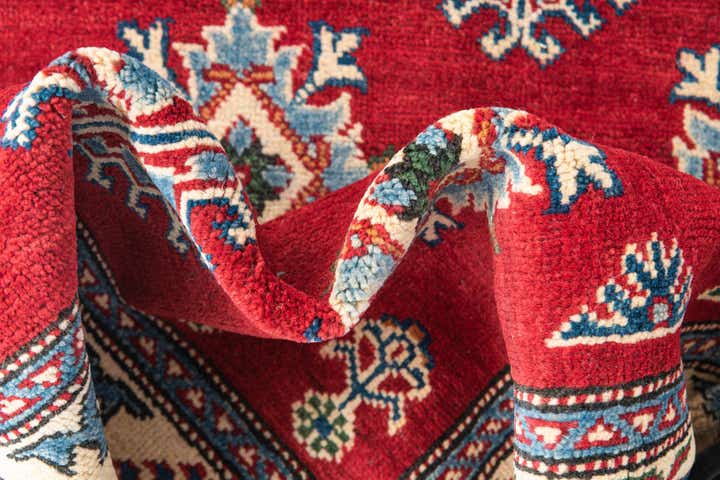 3' 4 x 5' Hand Knotted Kazak Rug