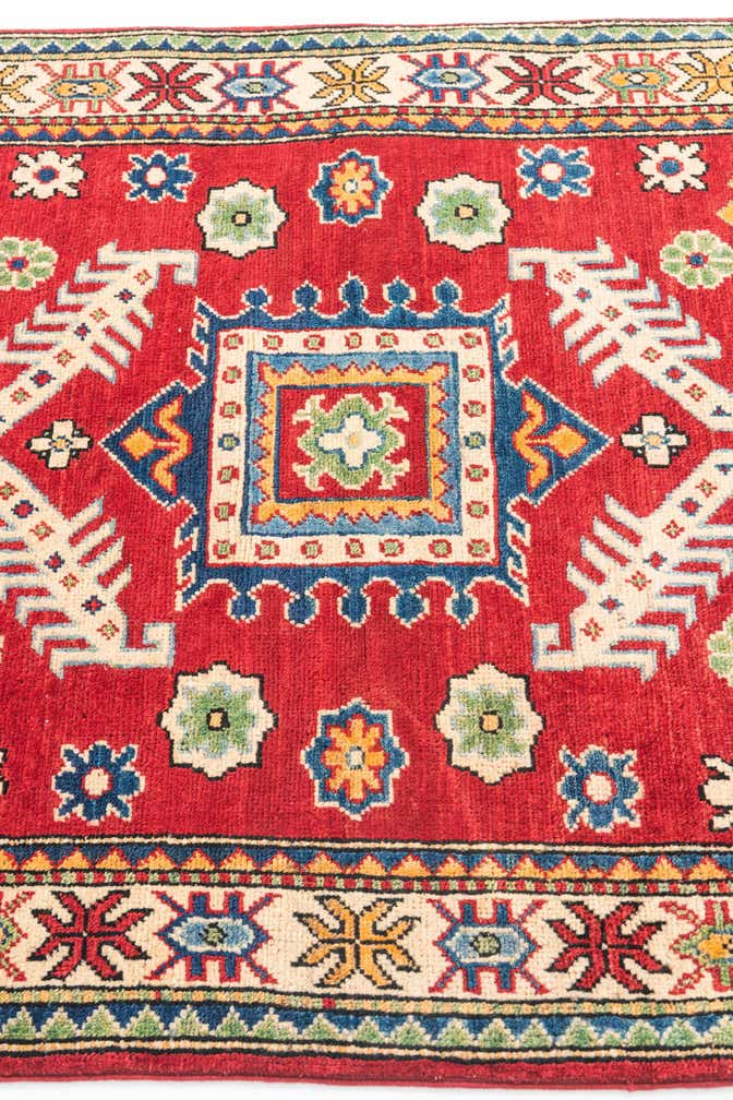 3' 3 x 5' Hand Knotted Kazak Rug