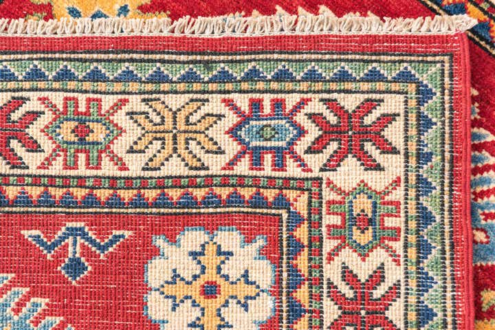 3' 3 x 5' Hand Knotted Kazak Rug
