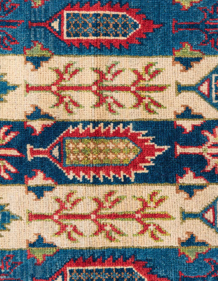 Detail image of 3' 4 x 5' 1  Hand Knotted Kazak Rug