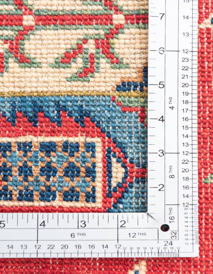 Detail image of 3' 4 x 5' 1  Hand Knotted Kazak Rug