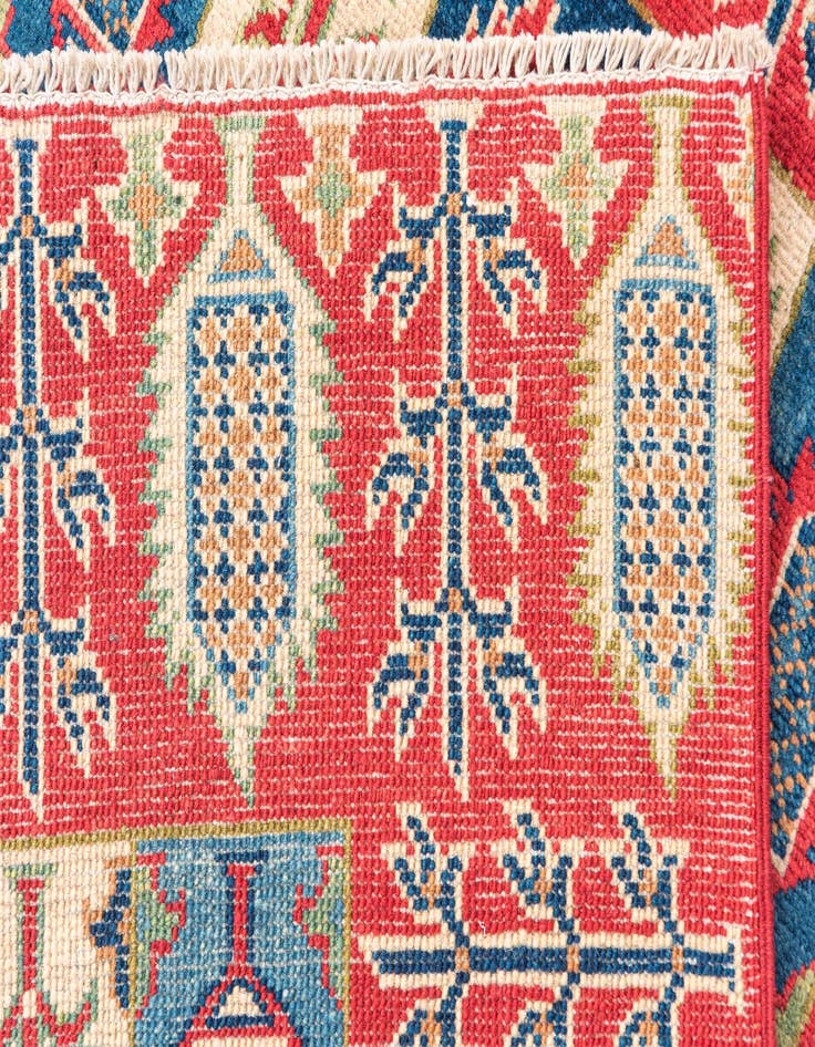 Detail image of 3' 4 x 5' 1  Hand Knotted Kazak Rug