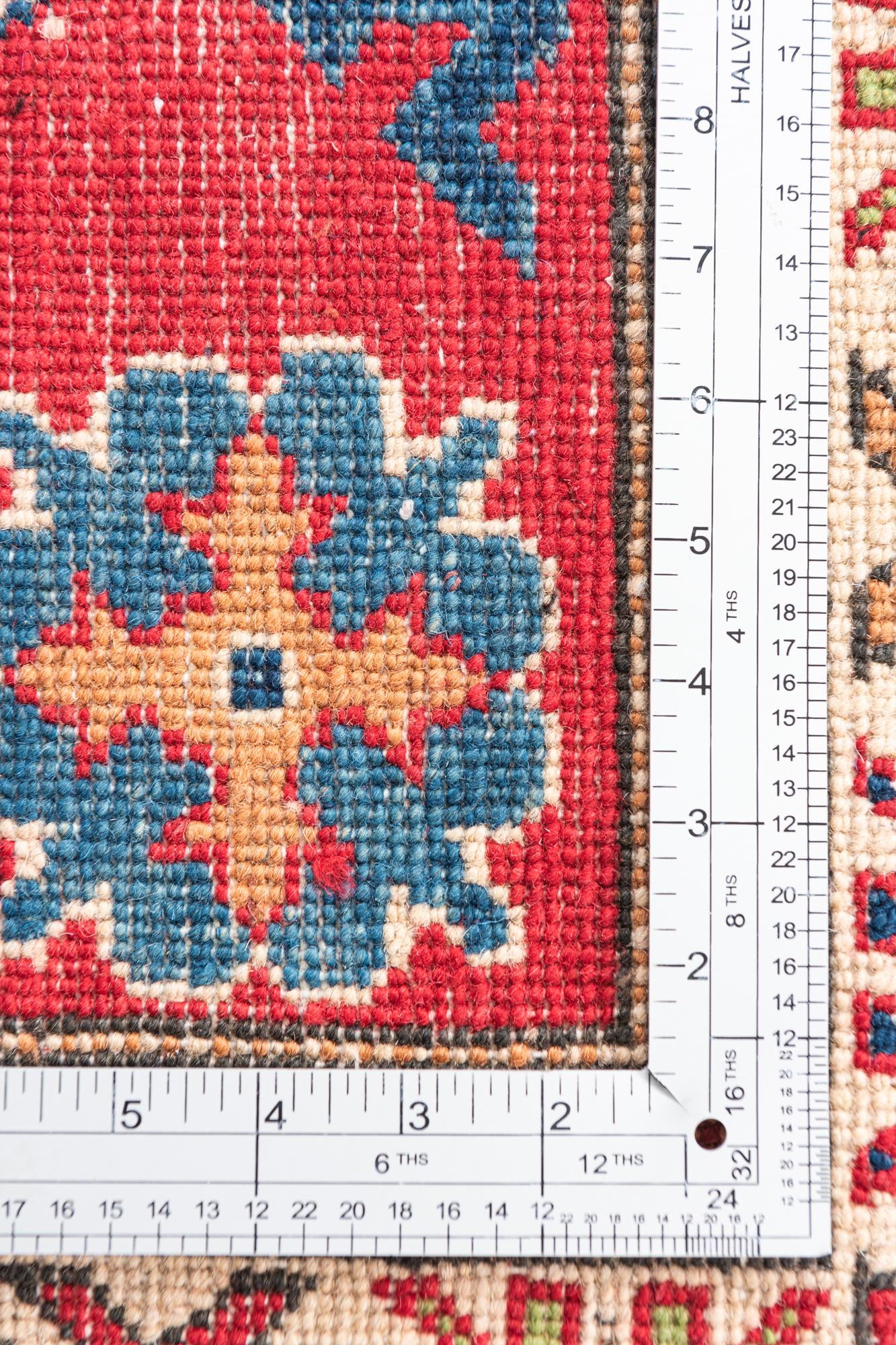 3' 4 x 5' Hand Knotted Kazak Rug