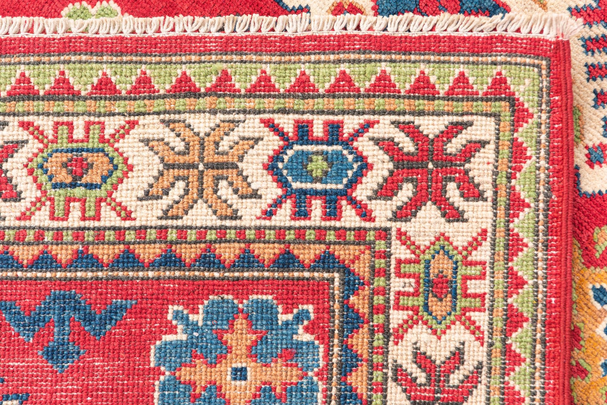 3' 4 x 5' Hand Knotted Kazak Rug