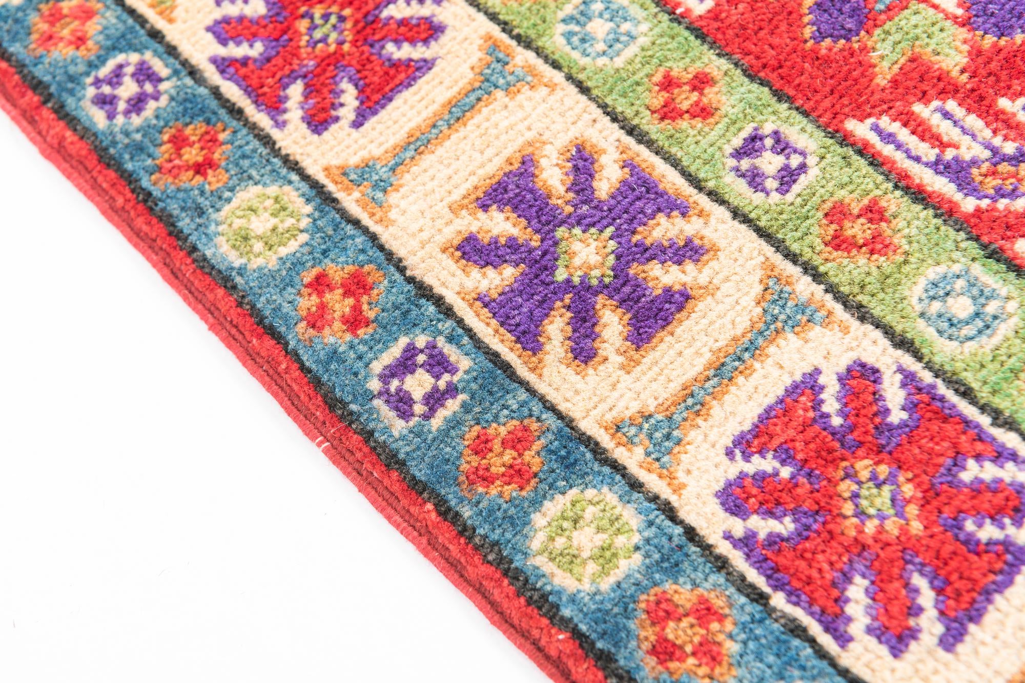3' 3 x 5' Hand Knotted Kazak Rug