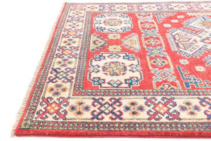 3' 5 x 5' Hand Knotted Kazak Rug