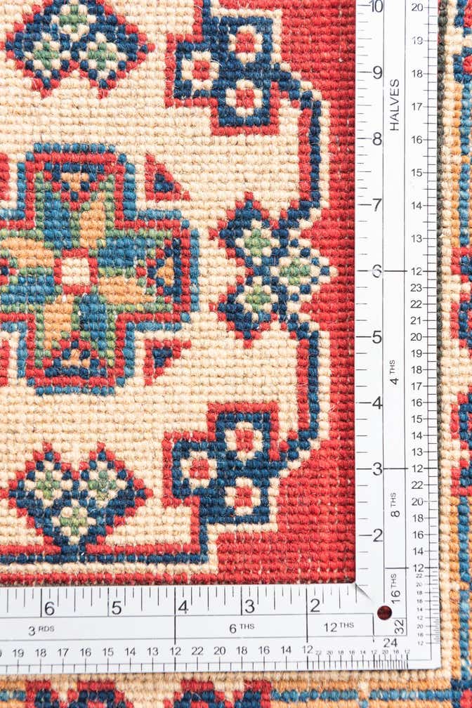 3' 5 x 5' Hand Knotted Kazak Rug