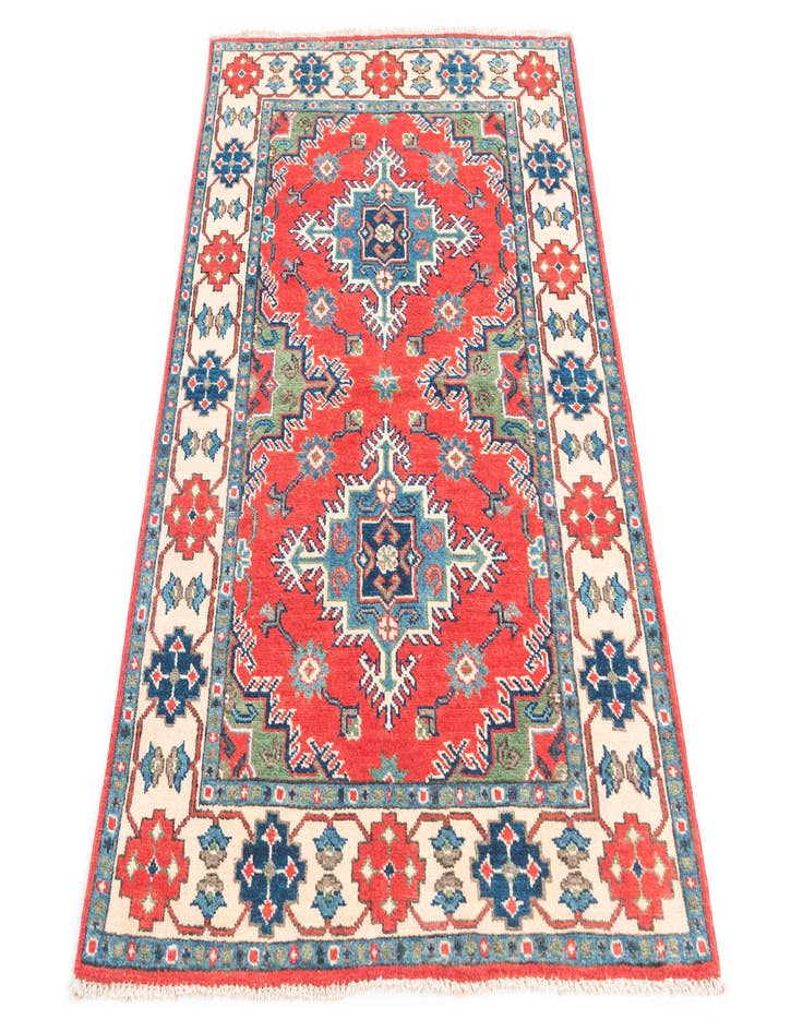 Detail image of 3' 3 x 5'  Hand Knotted Kazak Rug