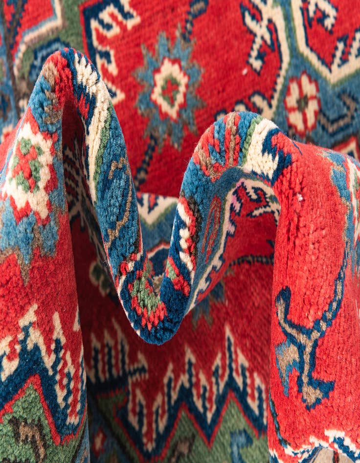 Detail image of 3' 3 x 5'  Hand Knotted Kazak Rug