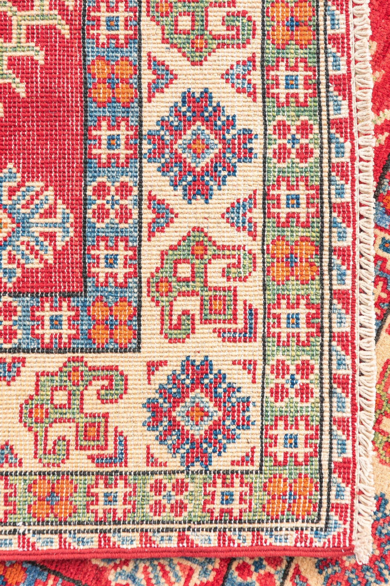3' 3 x 5' Hand Knotted Kazak Rug