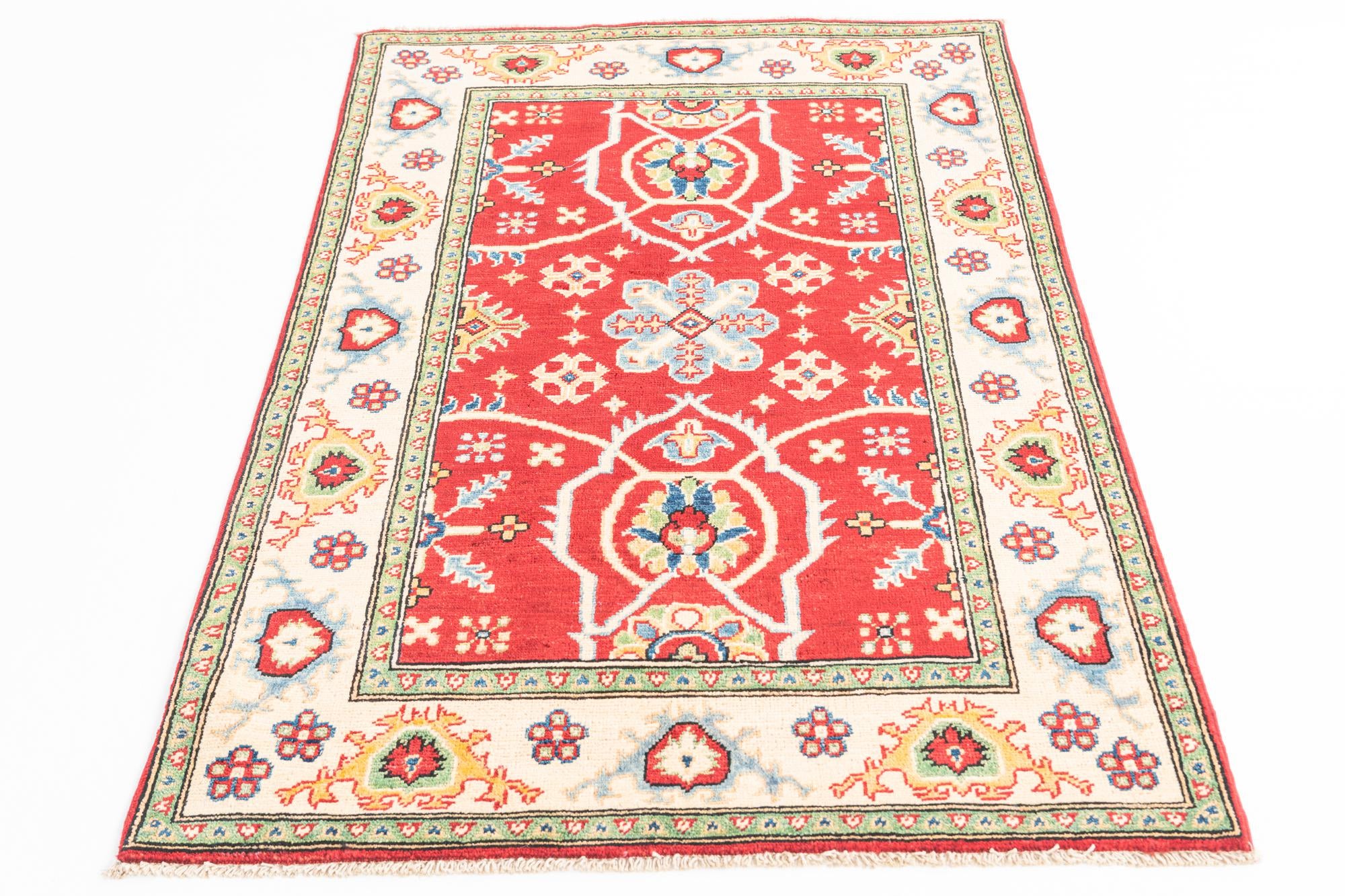 3' 2 x 5' Hand Knotted Kazak Rug