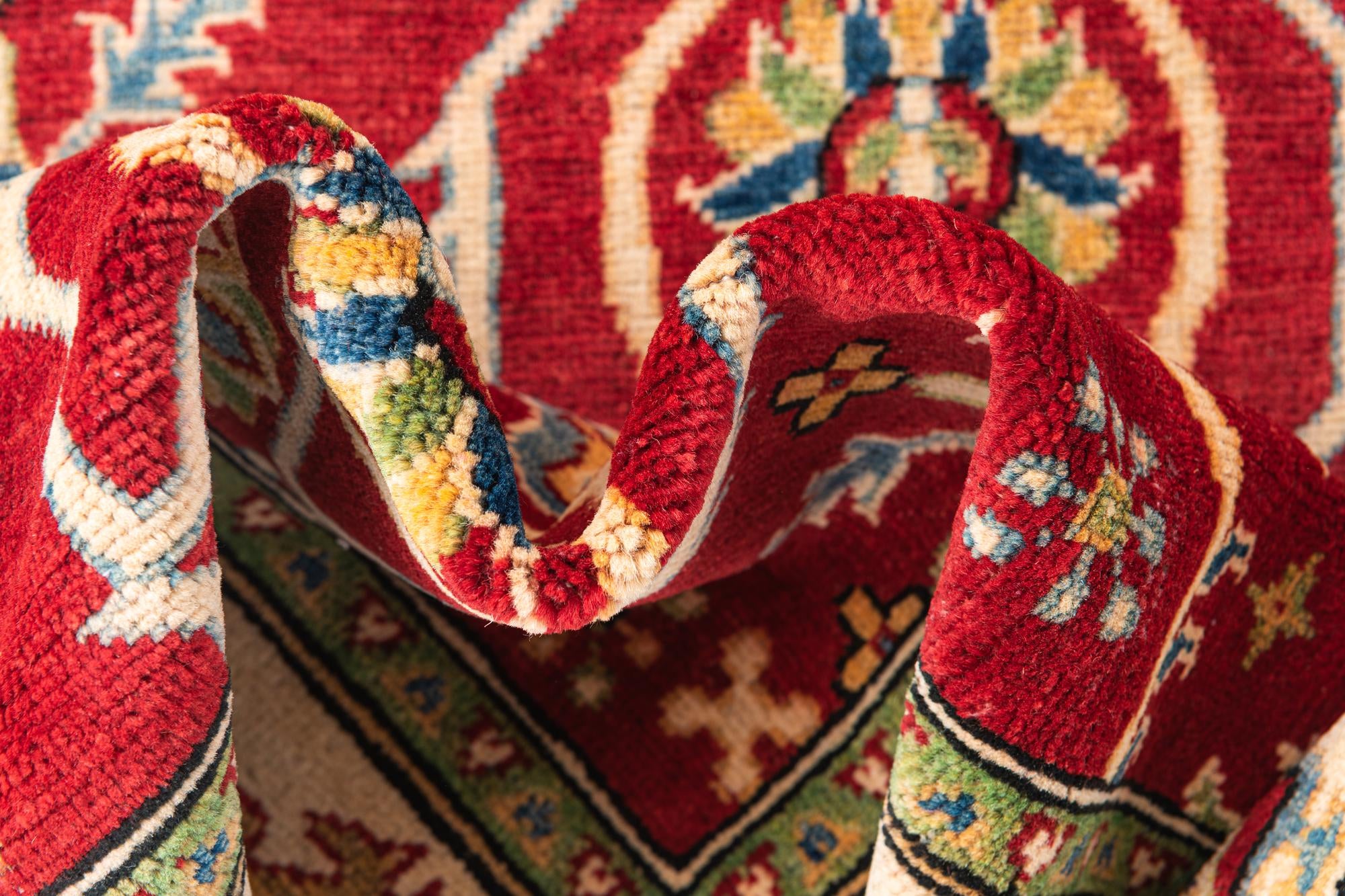 3' 2 x 5' Hand Knotted Kazak Rug
