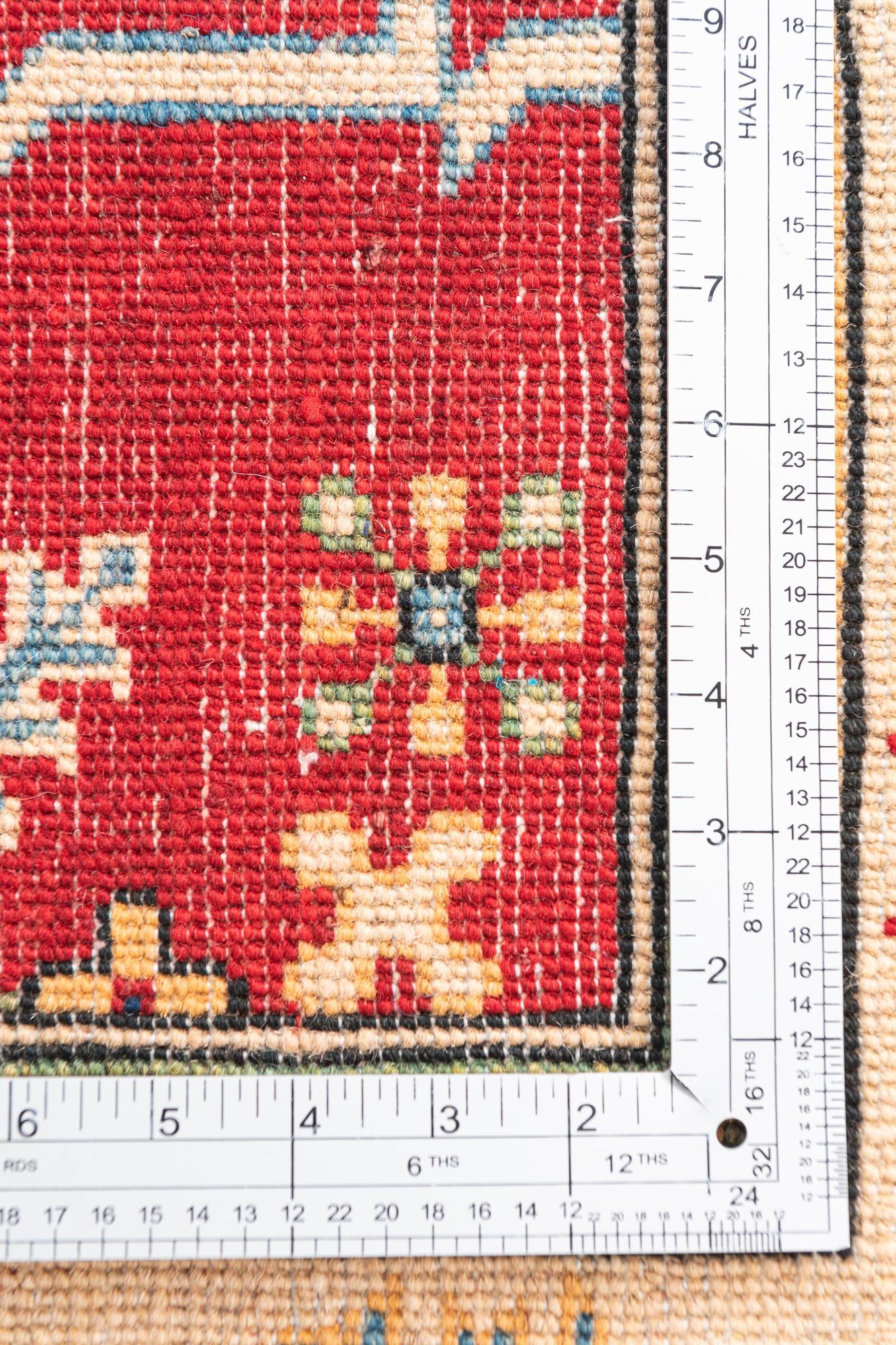 3' 2 x 5' Hand Knotted Kazak Rug