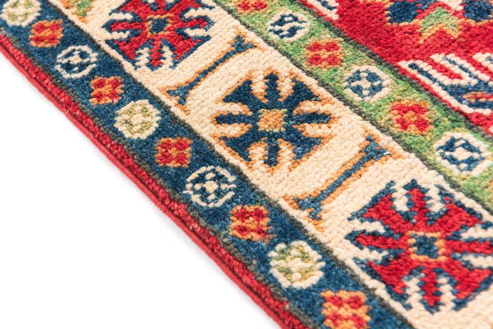 3' 2 x 5' Hand Knotted Kazak Rug