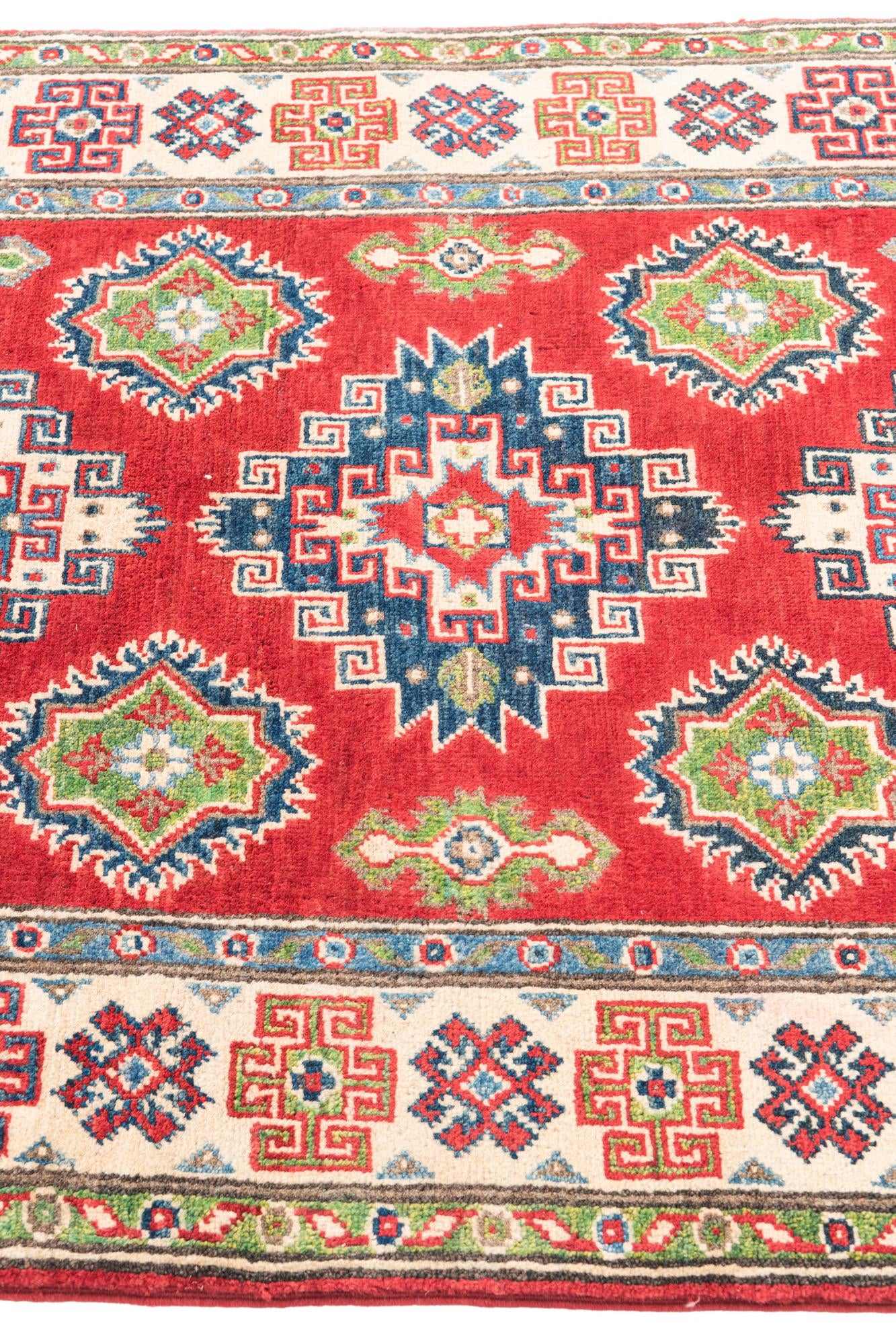 3' 2 x 5' 1 Hand Knotted Kazak Rug