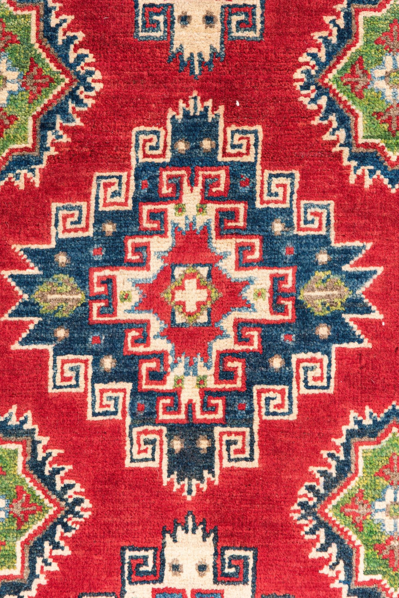 3' 2 x 5' 1 Hand Knotted Kazak Rug