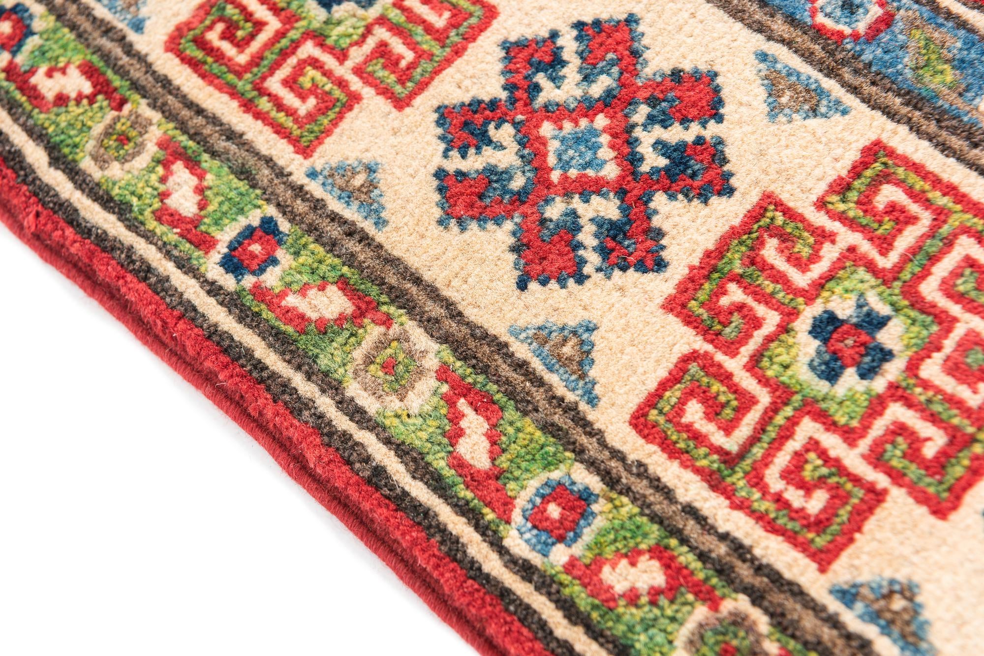 3' 2 x 5' 1 Hand Knotted Kazak Rug