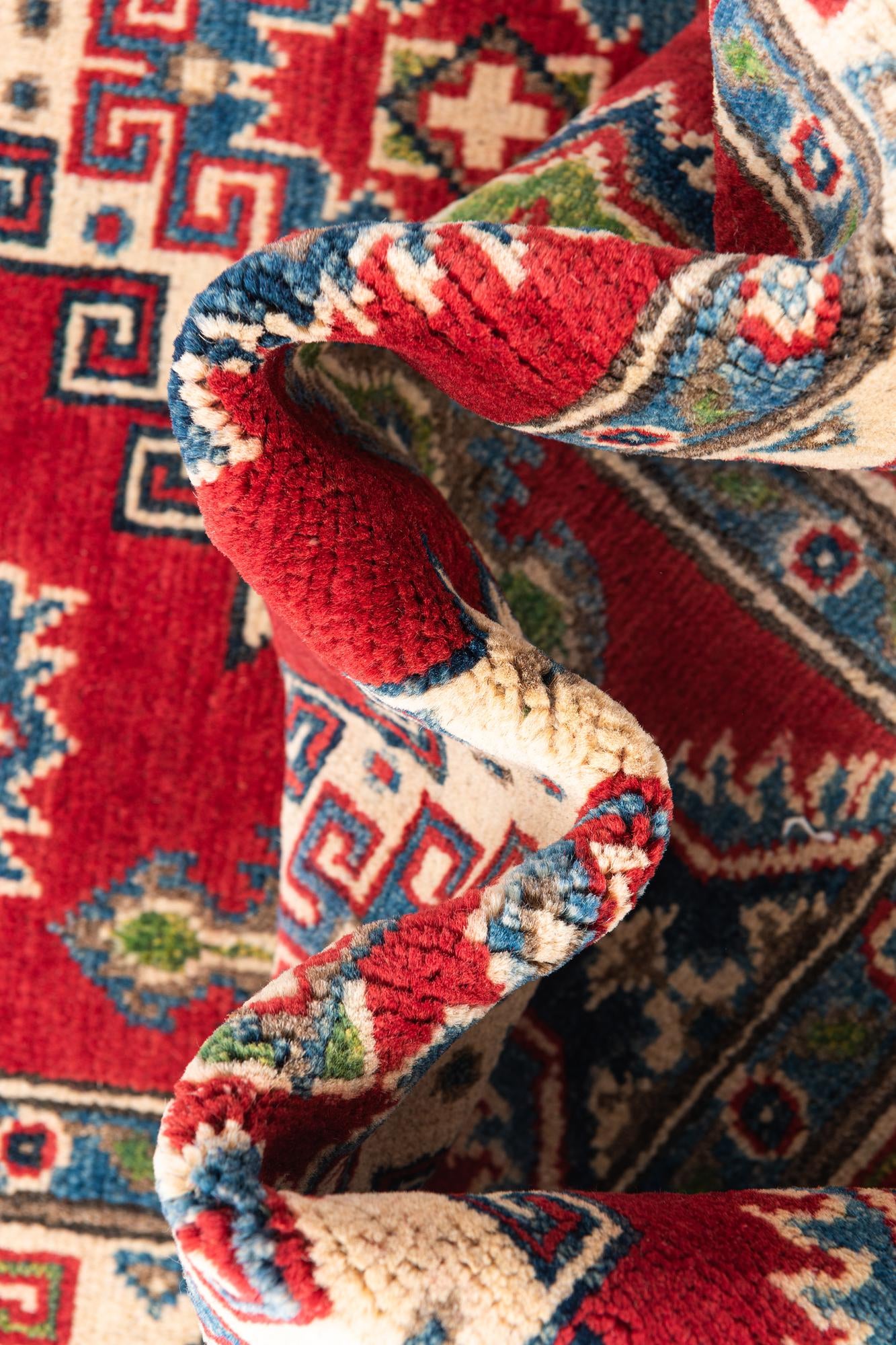 3' 2 x 5' 1 Hand Knotted Kazak Rug