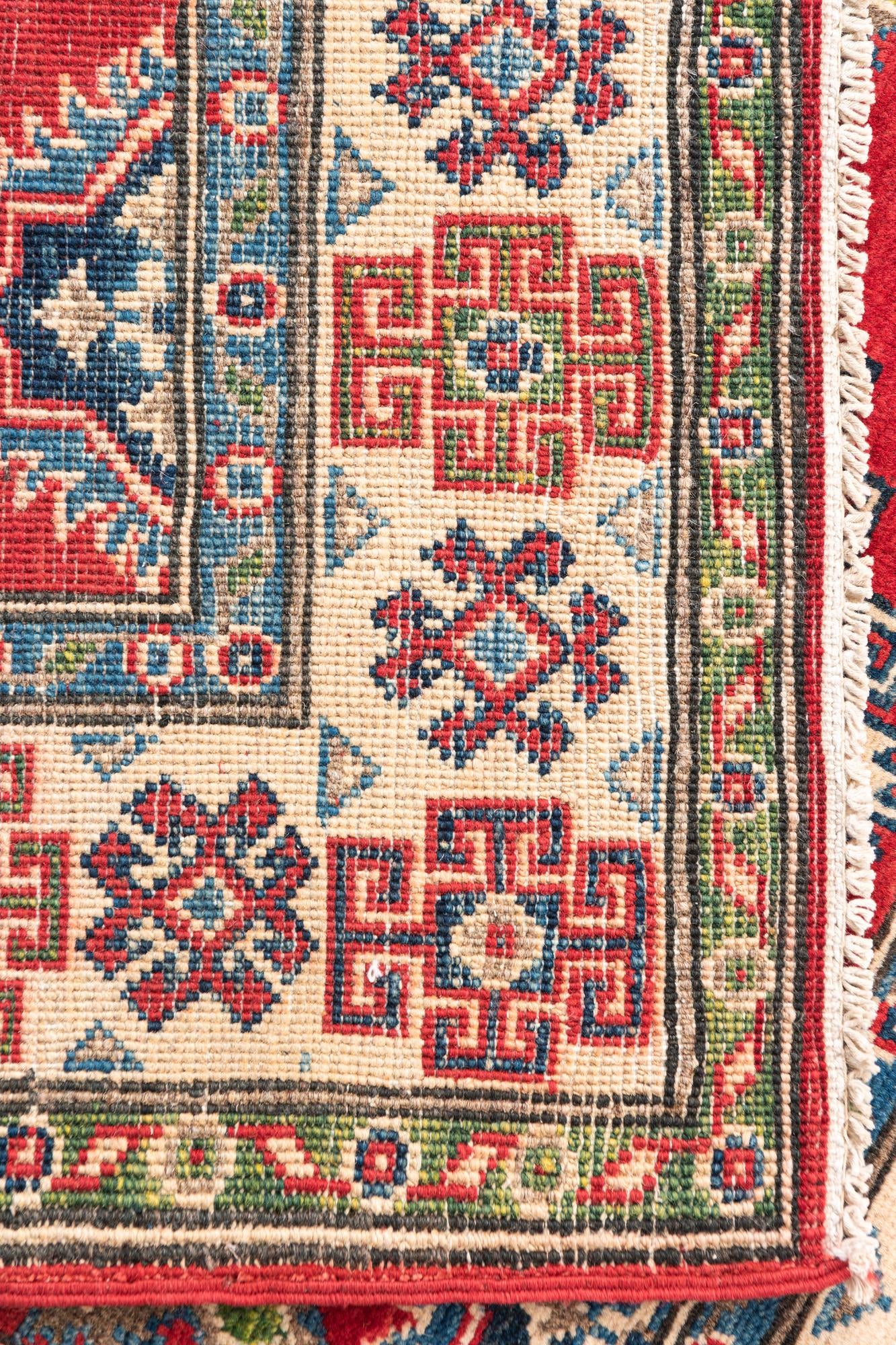 3' 2 x 5' 1 Hand Knotted Kazak Rug
