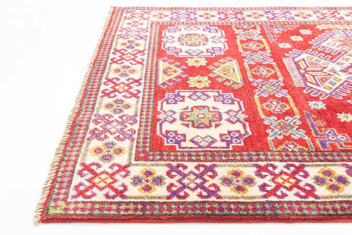 3' 4 x 5' Hand Knotted Kazak Rug