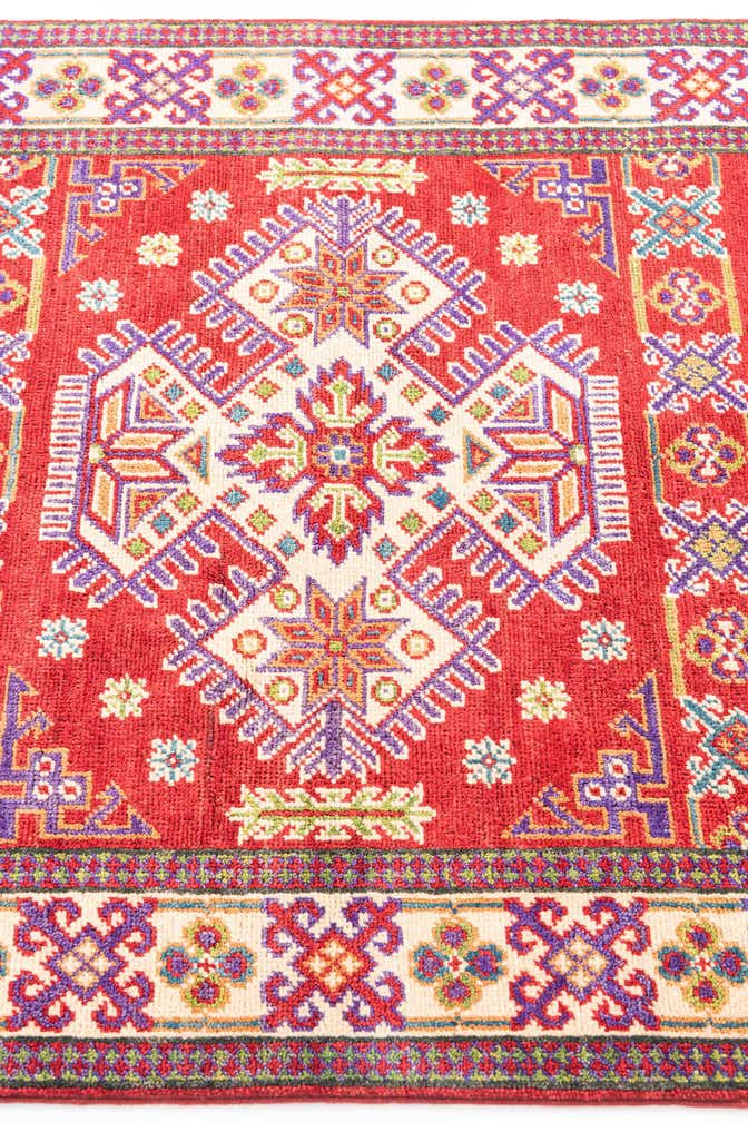 3' 4 x 5' Hand Knotted Kazak Rug