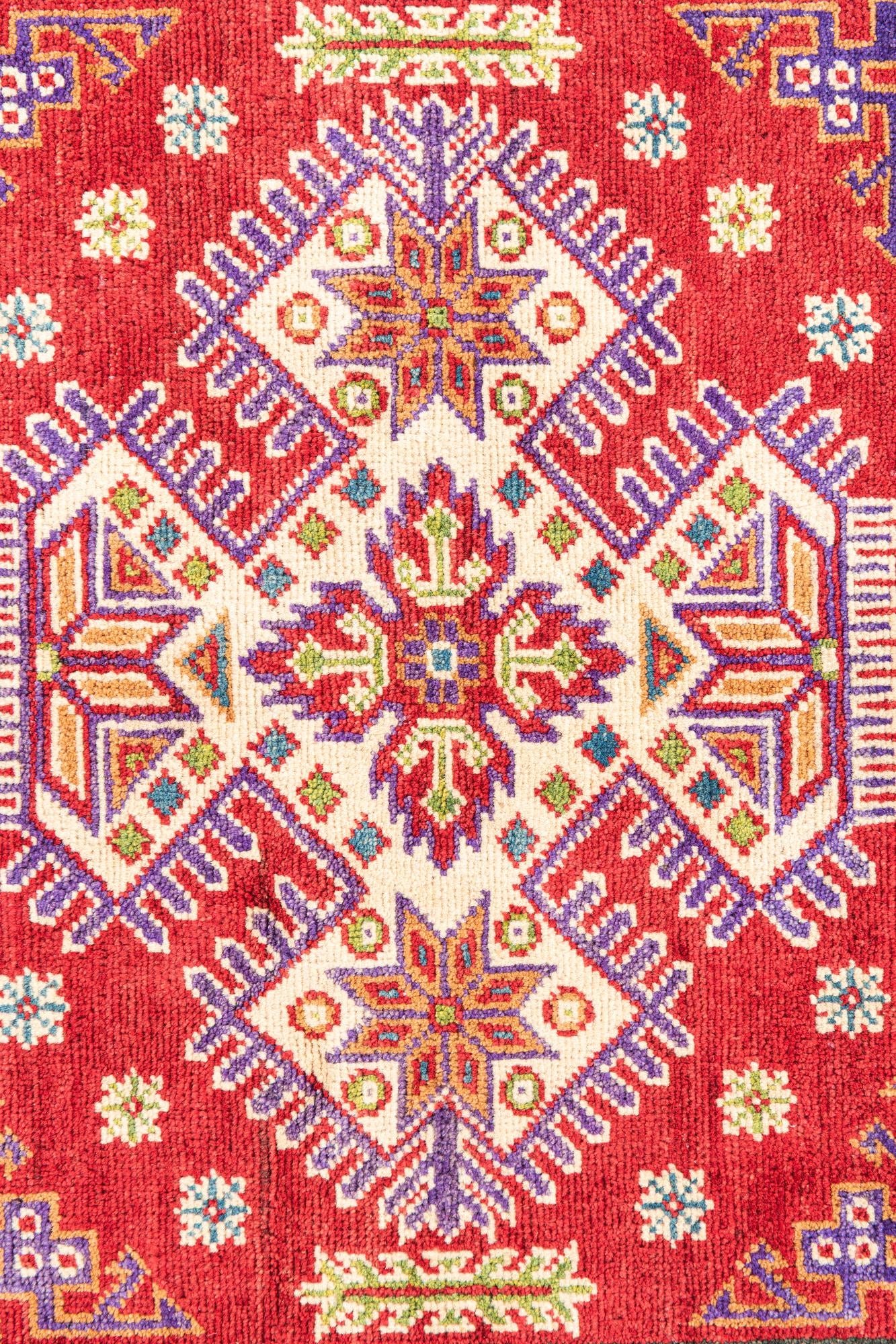 100cm x 150cm anudado a mano Kazak Alfombra