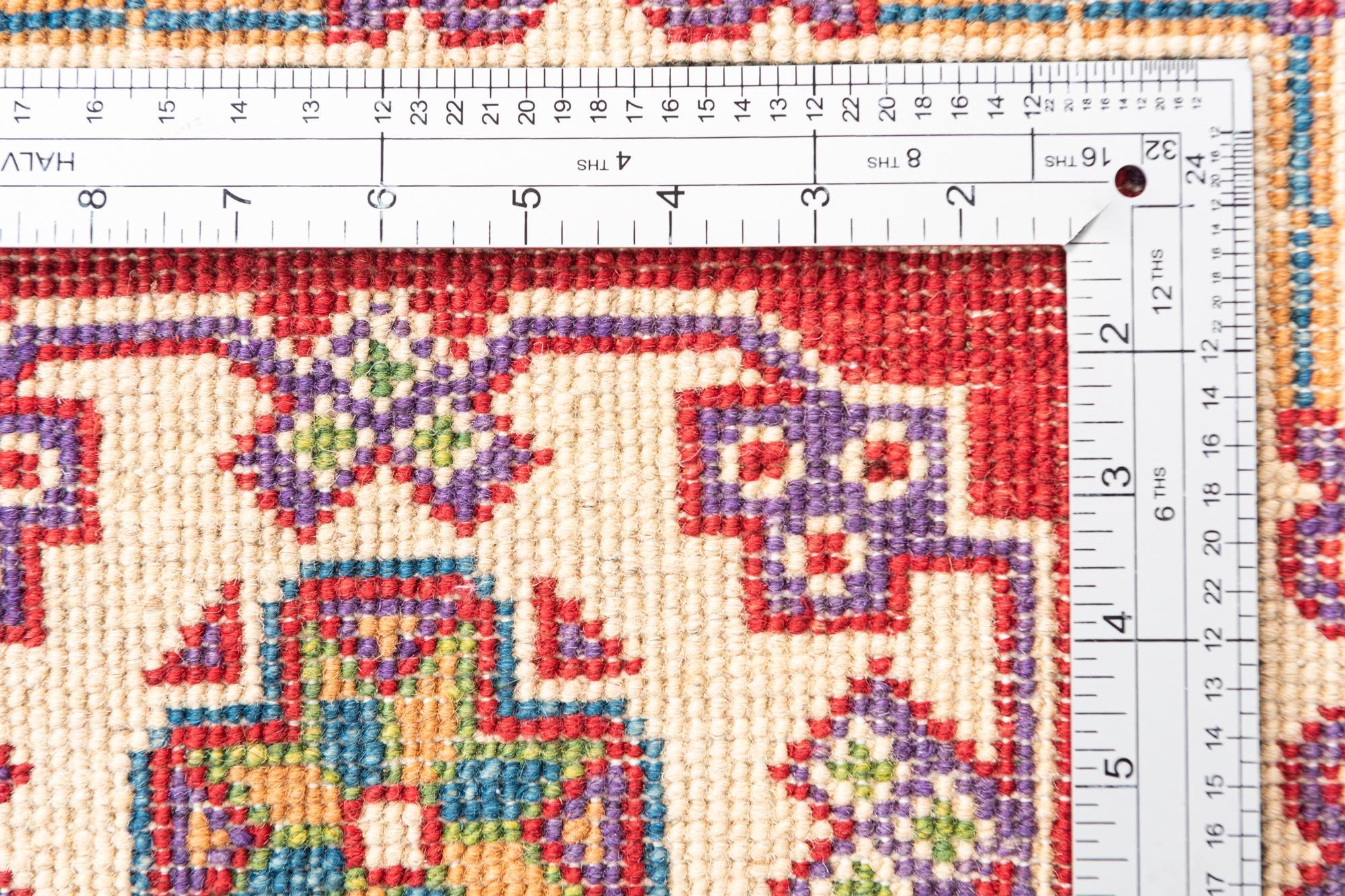 100cm x 150cm anudado a mano Kazak Alfombra