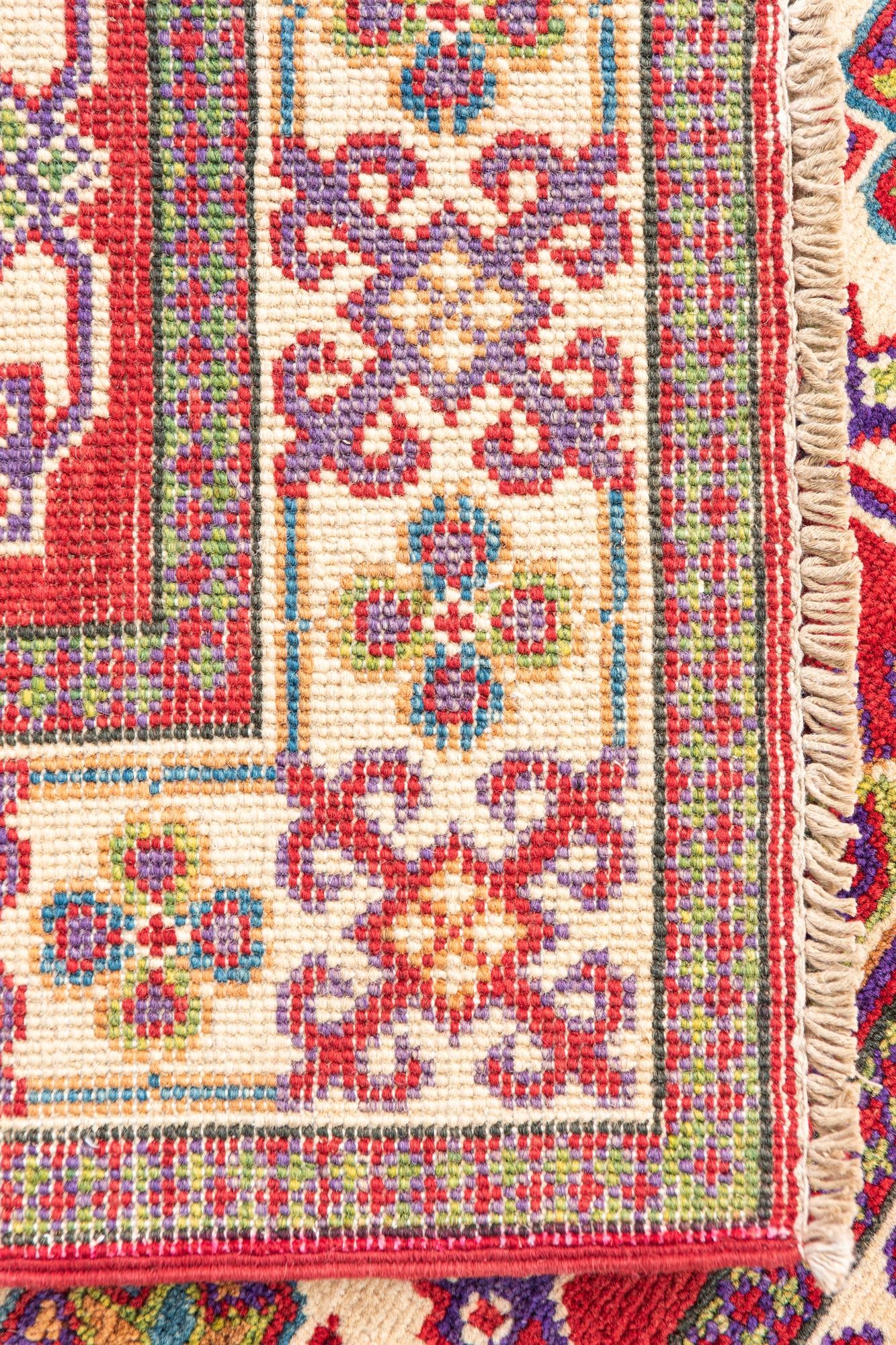 100cm x 150cm anudado a mano Kazak Alfombra