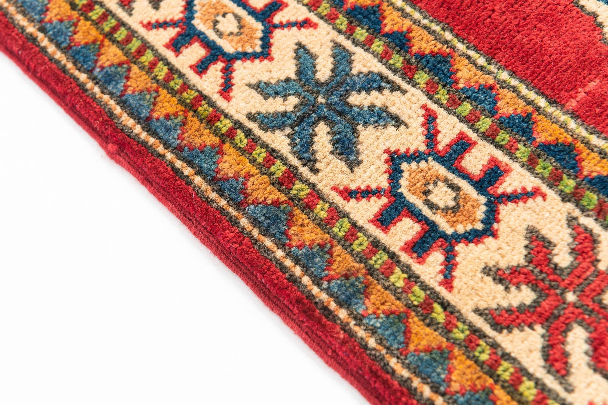 3' 3 x 5' Hand Knotted Kazak Rug