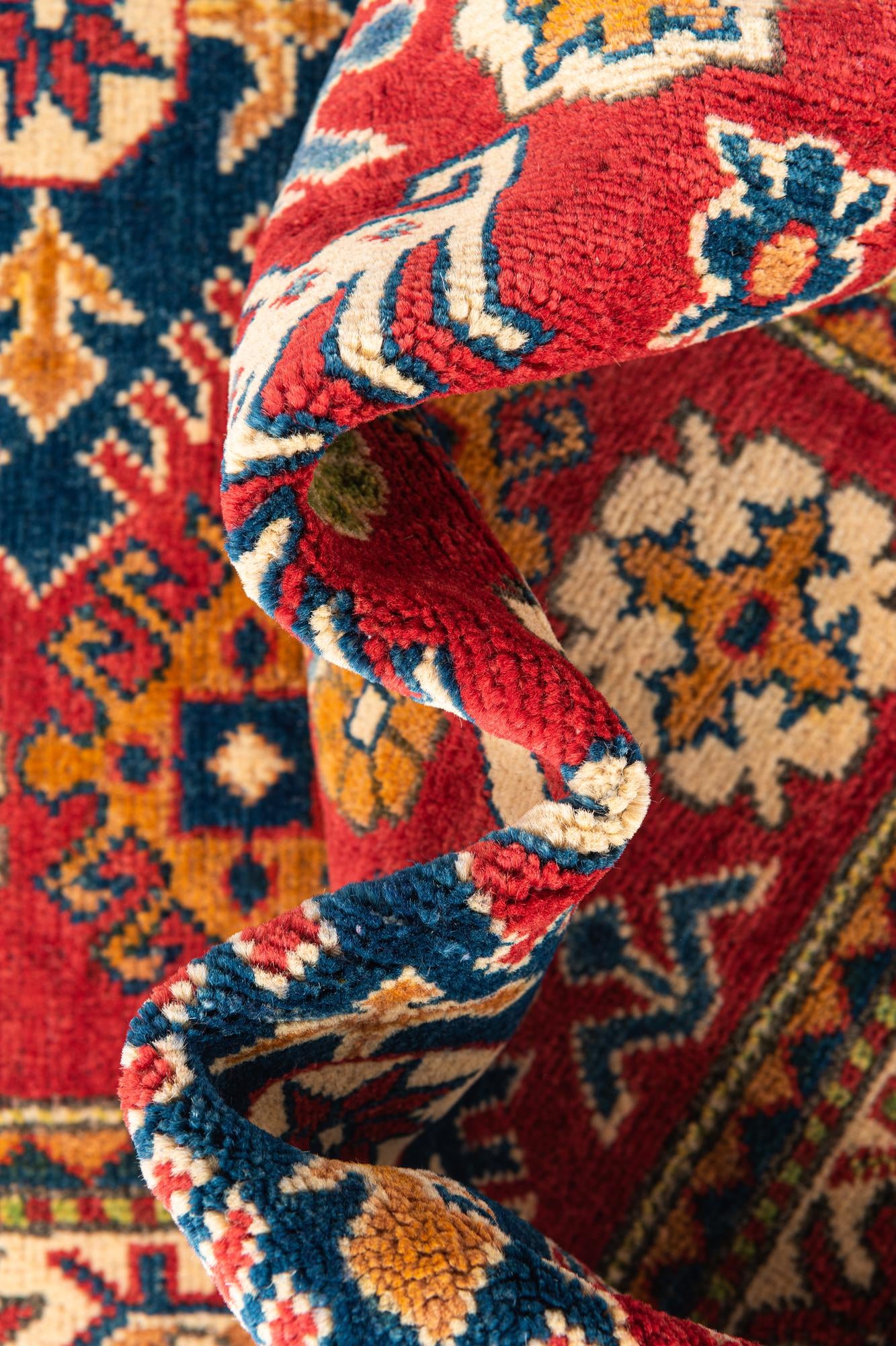 3' 3 x 5' Hand Knotted Kazak Rug