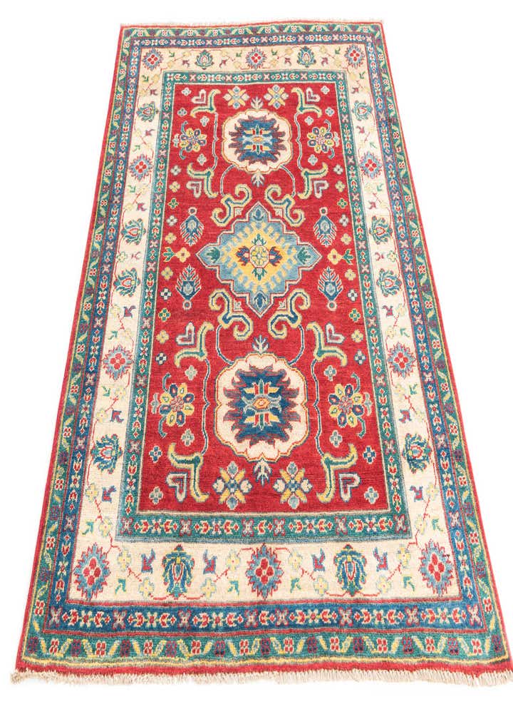 4' x 5' 5 Hand Knotted Kazak Rug