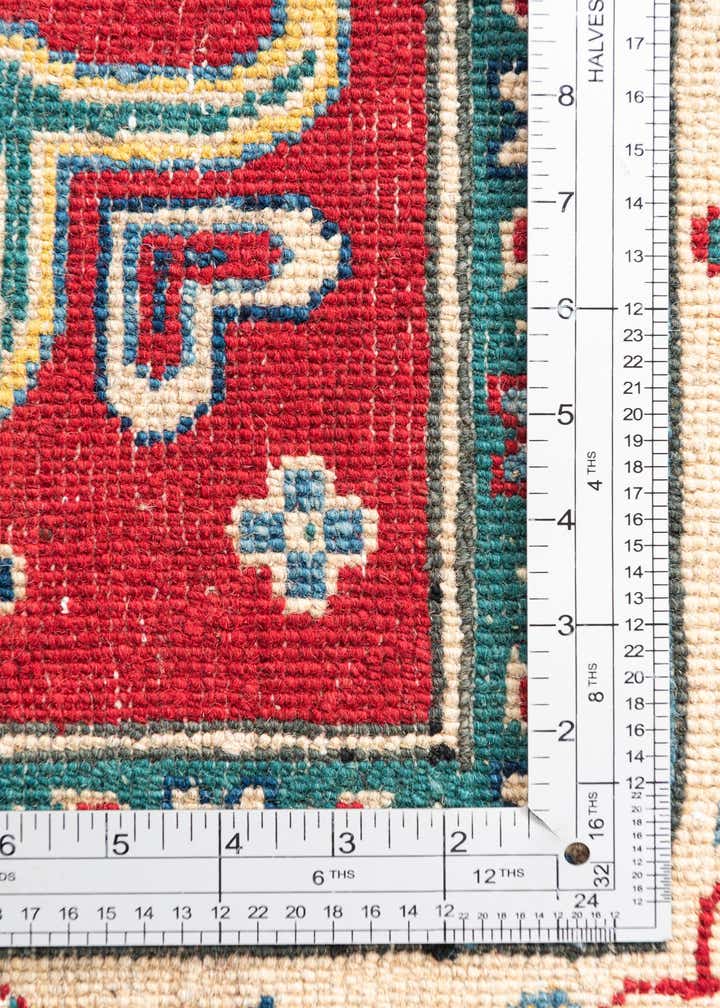 4' x 5' 5 Hand Knotted Kazak Rug