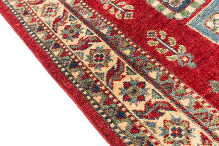 4' x 5' 5 Hand Knotted Kazak Rug
