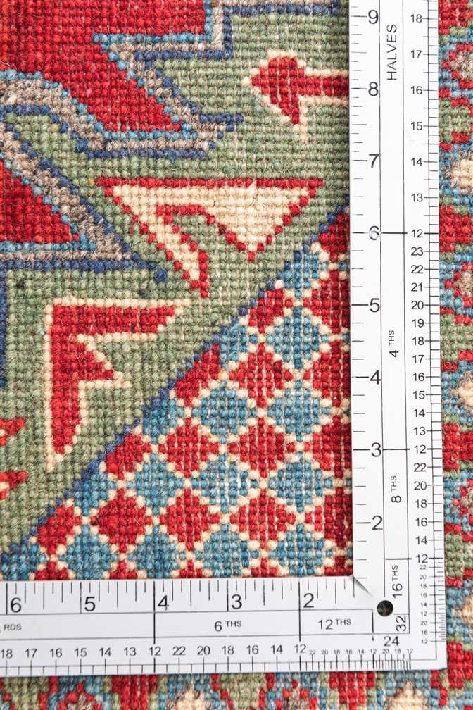 4' x 5' 5 Hand Knotted Kazak Rug