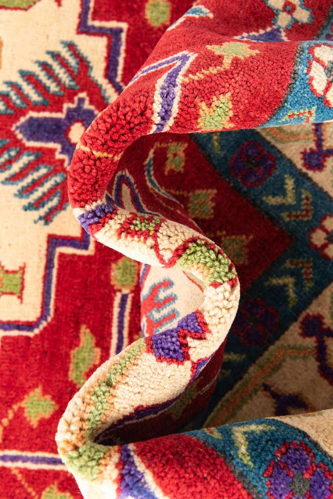 3' 10 x 5' 10 Hand Knotted Kazak Rug