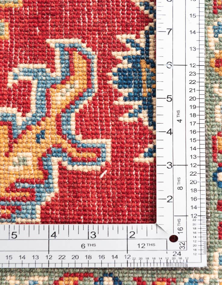 Detail image of 4' x 5' 8  Hand Knotted Kazak Rug